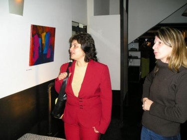 Pintura titulada "Susana Bonnet y Ani…" por Oscar Gagliano, Obra de arte original