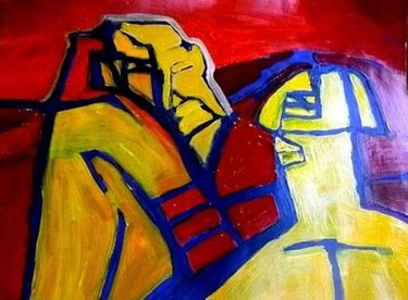 Pintura titulada "Donde" por Oscar Gagliano, Obra de arte original, Acrílico
