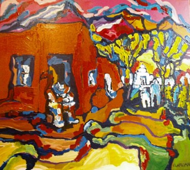 Pintura titulada "CAMINO" por Oscar Gagliano, Obra de arte original, Acrílico