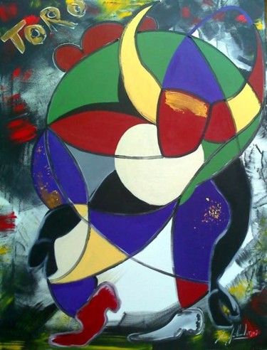 Peinture intitulée "Toro" par Jean-Louis Gaillard, Œuvre d'art originale, Acrylique