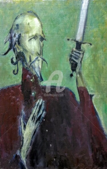 Painting titled "Дон Кихот" by Gaivoronskii Andrei, Original Artwork, Oil