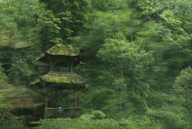Photographie intitulée "Mount Qingcheng， Ch…" par Gai Yu, Œuvre d'art originale, Photographie numérique