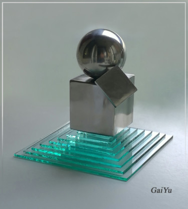 Sculpture intitulée "NO.3 - 2020.…" par Gai Yu, Œuvre d'art originale, Verre