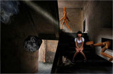 Fotografie mit dem Titel "The dream of a girl…" von Gai Yu, Original-Kunstwerk, Manipulierte Fotografie
