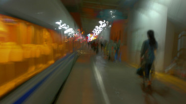 Fotografía titulada "Railway station" por Gai Yu, Obra de arte original