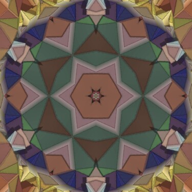 Digital Arts titled "Pattern with umbrel…" by Abraham Addy, Original Artwork, Digital Painting