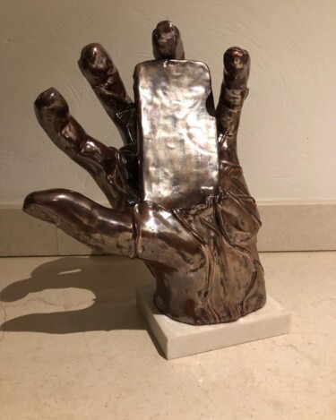 Sculpture titled "Évolution" by Galadriel, Original Artwork, Ceramics