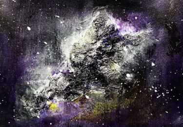 Peinture intitulée "Starry night" par Galah Viviana, Œuvre d'art originale, Acrylique