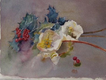 Peinture intitulée "Fleurs, d'après B.…" par Jeangal, Œuvre d'art originale