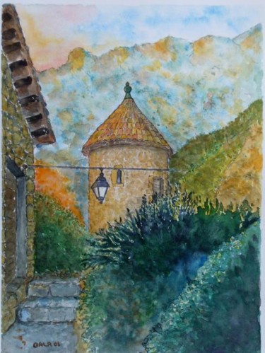 Peinture intitulée "Saint-Jean-de-Buèges" par Jeangal, Œuvre d'art originale