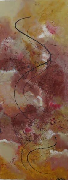 Peinture intitulée "Ignis Terram" par Laetitia Laveau Artiste-Peintre, Œuvre d'art originale, Acrylique