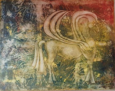 Peinture intitulée "Pegasus-100-p.jpg" par Galazzo, Œuvre d'art originale