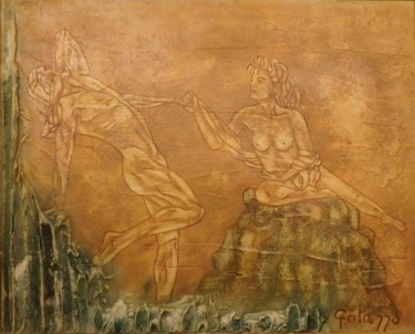 Peinture intitulée "Tentation  de Lemno…" par Galazzo, Œuvre d'art originale