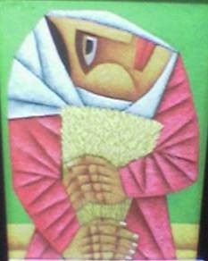 Painting titled "Harvest" by Juan Miguel Solomon, Original Artwork