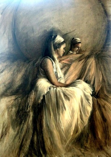 Картина под названием "oniric" - Galema, Подлинное произведение искусства, Масло