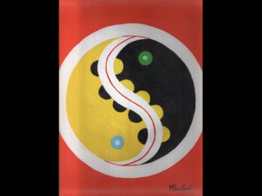 Painting titled "NON(YING-YANG)" by Michel Bouffard, Original Artwork