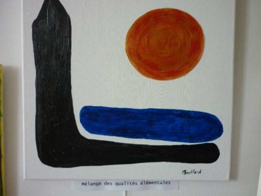 Peinture intitulée "Mélange des qualité…" par Michel Bouffard, Œuvre d'art originale