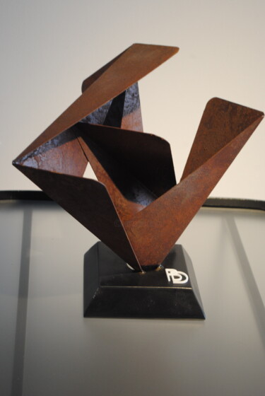Sculpture titled "Sinfonia de la oxid…" by Galeria Ia, Original Artwork, Metals