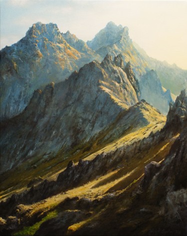 Painting titled "Tatra Mountains. Po…" by Jacek Paweł Siedlec, Original Artwork, Oil