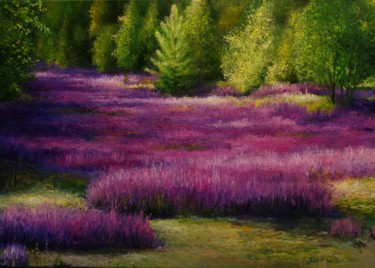 Painting titled "Calluna" by Jacek Paweł Siedlec, Original Artwork, Oil