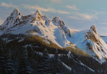 Painting titled "Tatra Mountains. Li…" by Jacek Paweł Siedlec, Original Artwork, Oil