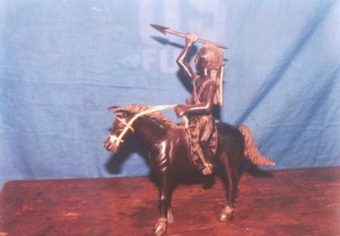 Sculpture titled "cavalier" by Berty, Original Artwork