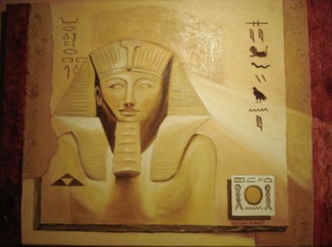 Peinture intitulée "rêve d'Egypte" par Sylviane Schmitt, Œuvre d'art originale
