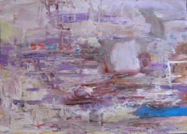 winter landscape Painting titled "winter landscape" by Ulrich De Balbian, Original Art, Oil