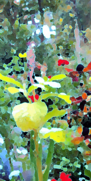 Цифровое искусство под названием "Городские цветы 5" - Galina Gonharova, Подлинное произведение искусства, 2D Цифровая Работа