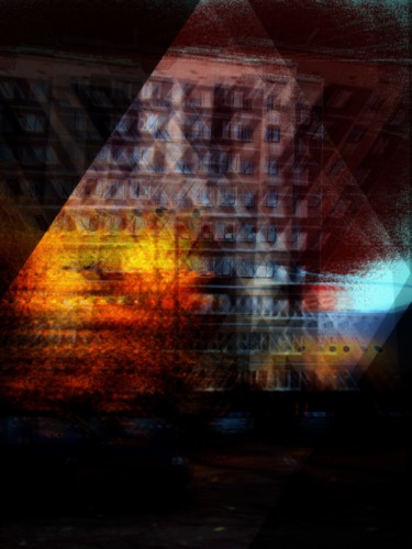 Цифровое искусство под названием "Ночные миражи 1" - Galina Gonharova, Подлинное произведение искусства, 2D Цифровая Работа