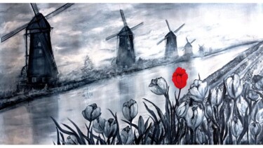 Картина под названием "Голландия. Когда ты…" - Галина Абышева, Подлинное произведение искусства, Акрил