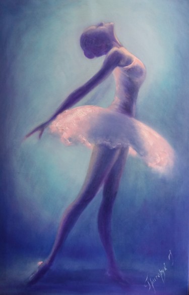 Картина под названием "Radiance" - Galina Grygoruk, Подлинное произведение искусства, Масло Установлен на Деревянная панель