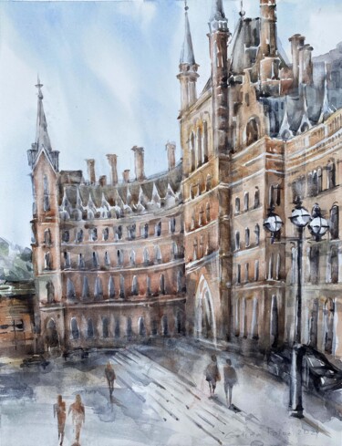 绘画 标题为“London. St Pancras…” 由Galina Poloz, 原创艺术品, 水彩