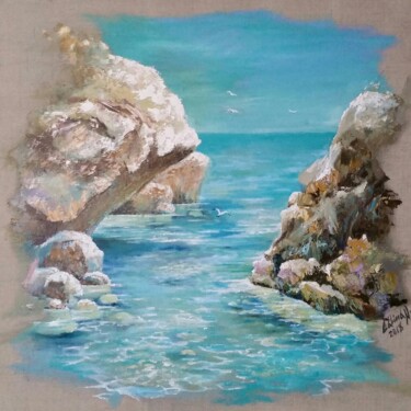 SUNNY DAY Peinture intitulée "SUNNY DAY" par Galina N, Œuvre d'art originale, Huile