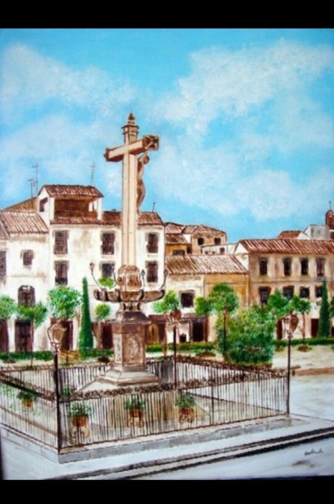 Painting titled "Campo del príncipe" by Galindo, Original Artwork