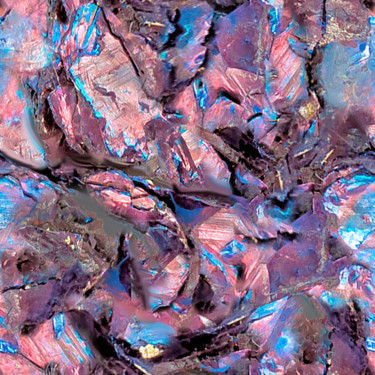 Цифровое искусство под названием "Pink blue pattern i…" - Галина Костяева, Подлинное произведение искусства, Цифровая живопи…