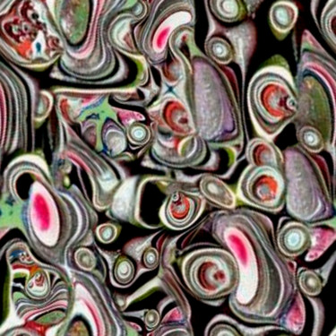 Цифровое искусство под названием "Family of seashells" - Галина Костяева, Подлинное произведение искусства, Цифровая живопись