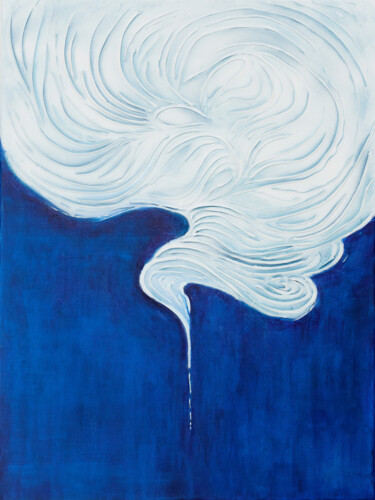 Картина под названием "Сandle breath" - Galiya Hami, Подлинное произведение искусства, Акрил
