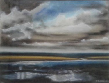 Drawing titled "Horizon.jpg" by Jocelyne Gallecier, Original Artwork, Pastel