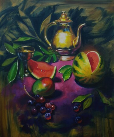 Malerei mit dem Titel "Jug" von Olga Bazanova, Original-Kunstwerk, Öl