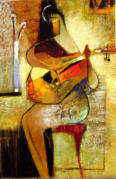 Peinture intitulée "Virgo" par Galya Didur, Œuvre d'art originale, Acrylique