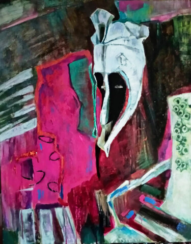 Painting titled "Still life with   a…" by Galya Didur, Original Artwork, Acrylic