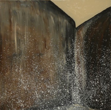Peinture intitulée "Vibrational Waterfa…" par Gand, Œuvre d'art originale, Acrylique