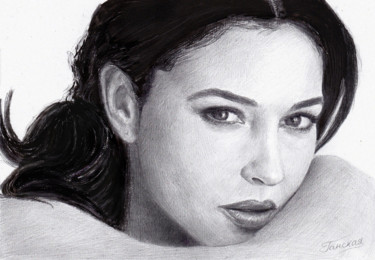 Drawing titled "Портрет карандашом…" by Alla Ganskaia, Original Artwork, Graphite