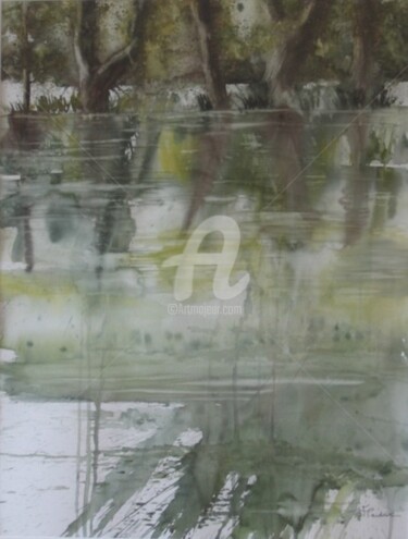 Peinture intitulée "Reflets" par Isabelle Fournier Perdrix, Œuvre d'art originale