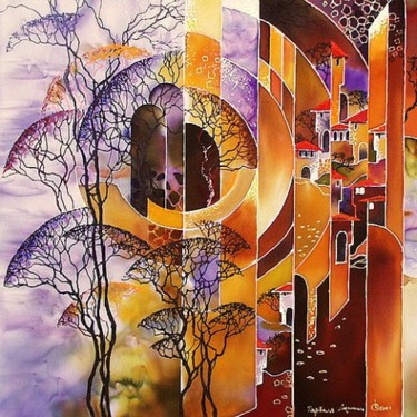 Картина под названием "Осень" - Garbalya, Подлинное произведение искусства