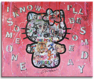 Painting titled "I'll Be someone som…" by Gardani, Original Artwork, Acrylic Mounted on Wood Stretcher frame