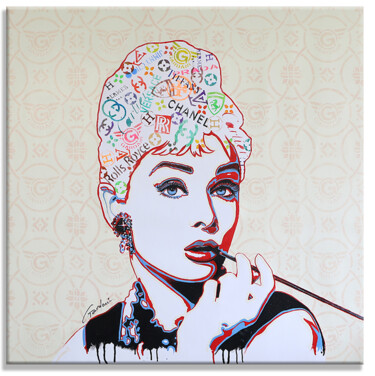 绘画 标题为“Audrey Diamond” 由Gardani, 原创艺术品, 丙烯 安装在木质担架架上