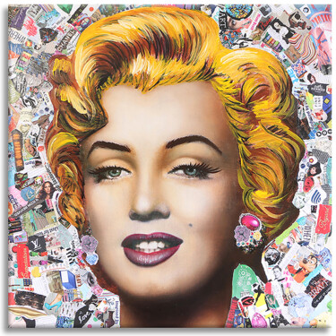 Pintura titulada "Marilyn Allure" por Gardani, Obra de arte original, Oleo Montado en Bastidor de camilla de madera