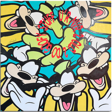 Pintura titulada "Goofy Stuff" por Gardani, Obra de arte original, Acrílico Montado en Bastidor de camilla de madera